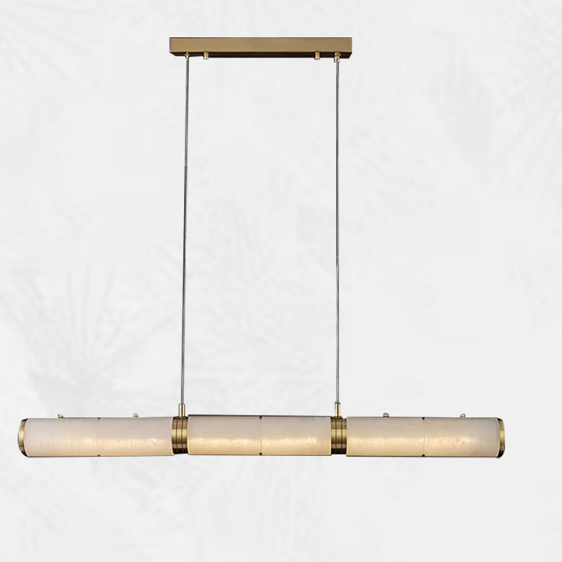 Culoud Modern Linear Alabaster Chandelier