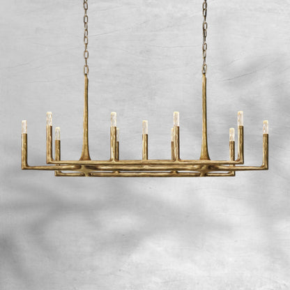 Thalen Forged Linear Chandelier 54" 72" 96"