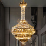 Extra Large Multi-tiered Empire Crystal Chandelier for Big Hallway/Foyer/Staircase