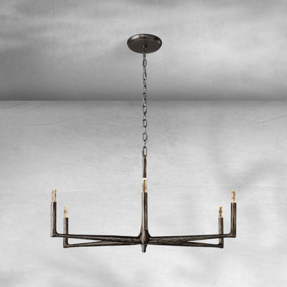 Thalen Forged Round Chandelier 36" 48” 60” 72”