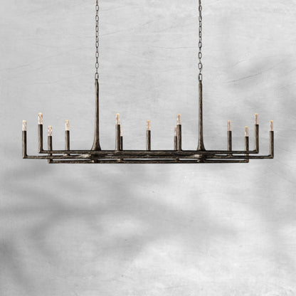 Thalen Forged Linear Chandelier 54" 72" 96"