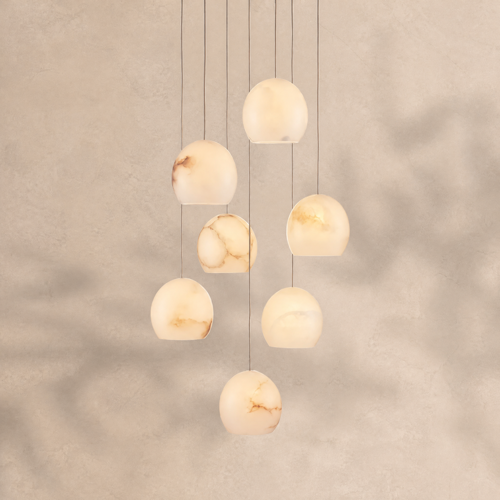 Maeva Round Chandelier 3/7/15/36 Light