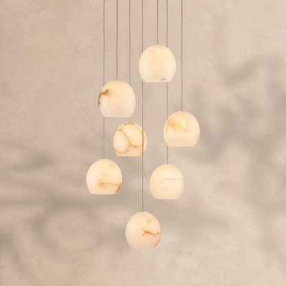 Maeva Round Chandelier 3/7/15/36 Light