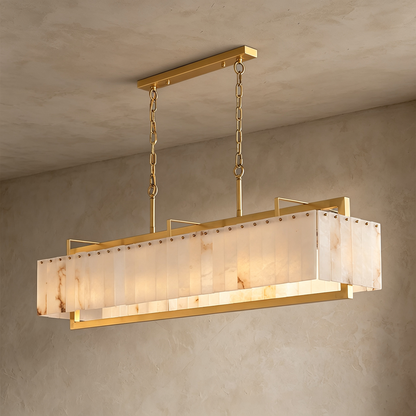 Hexa Alabaster Chandelier