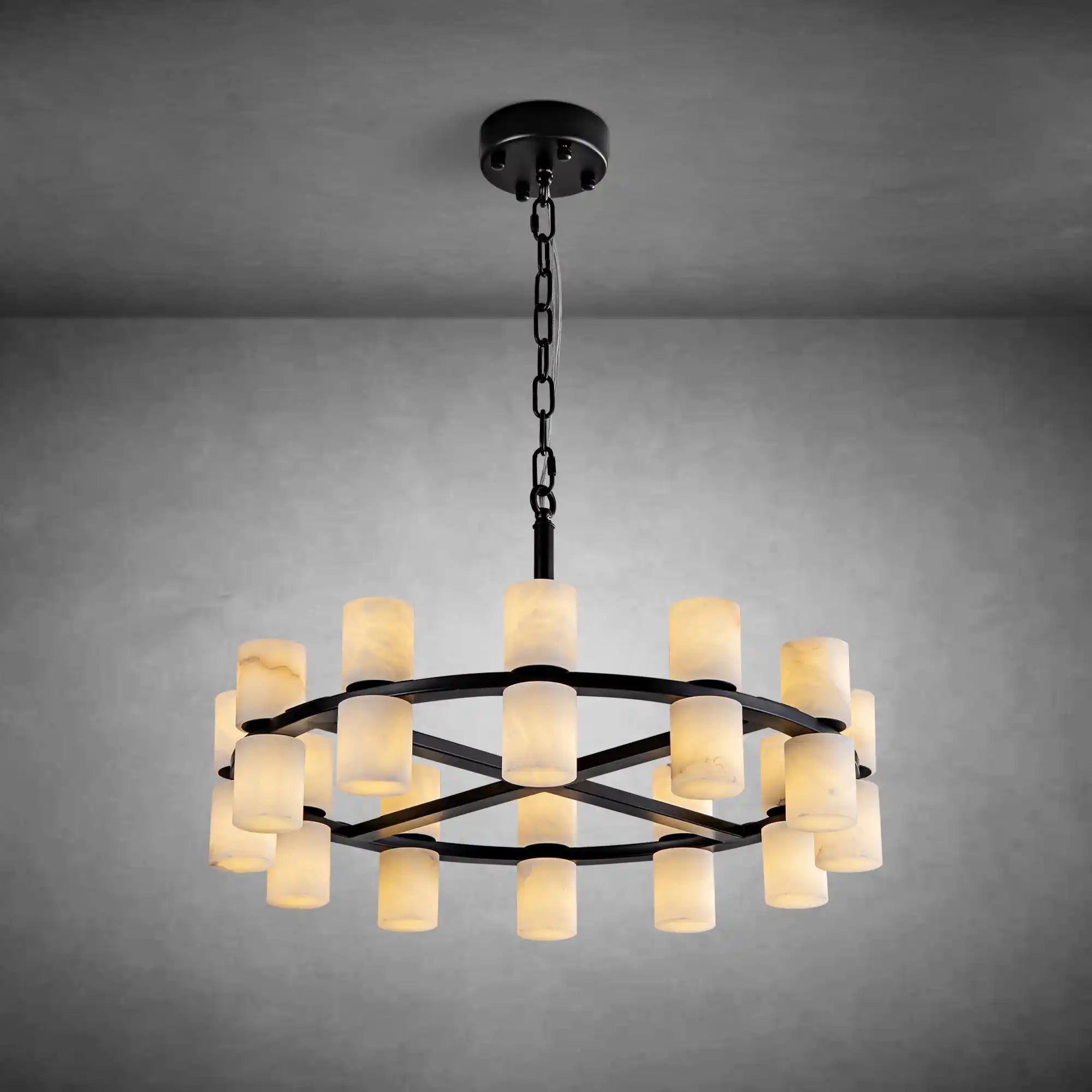 Spanish Alabaster Chandelier