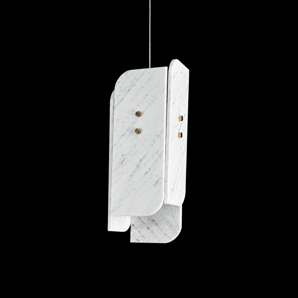 Modern Sculptural LuxuryStone Pendant Light