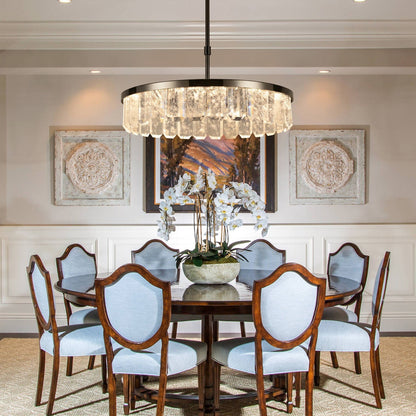 Fenis Linear Crystal Chandelier