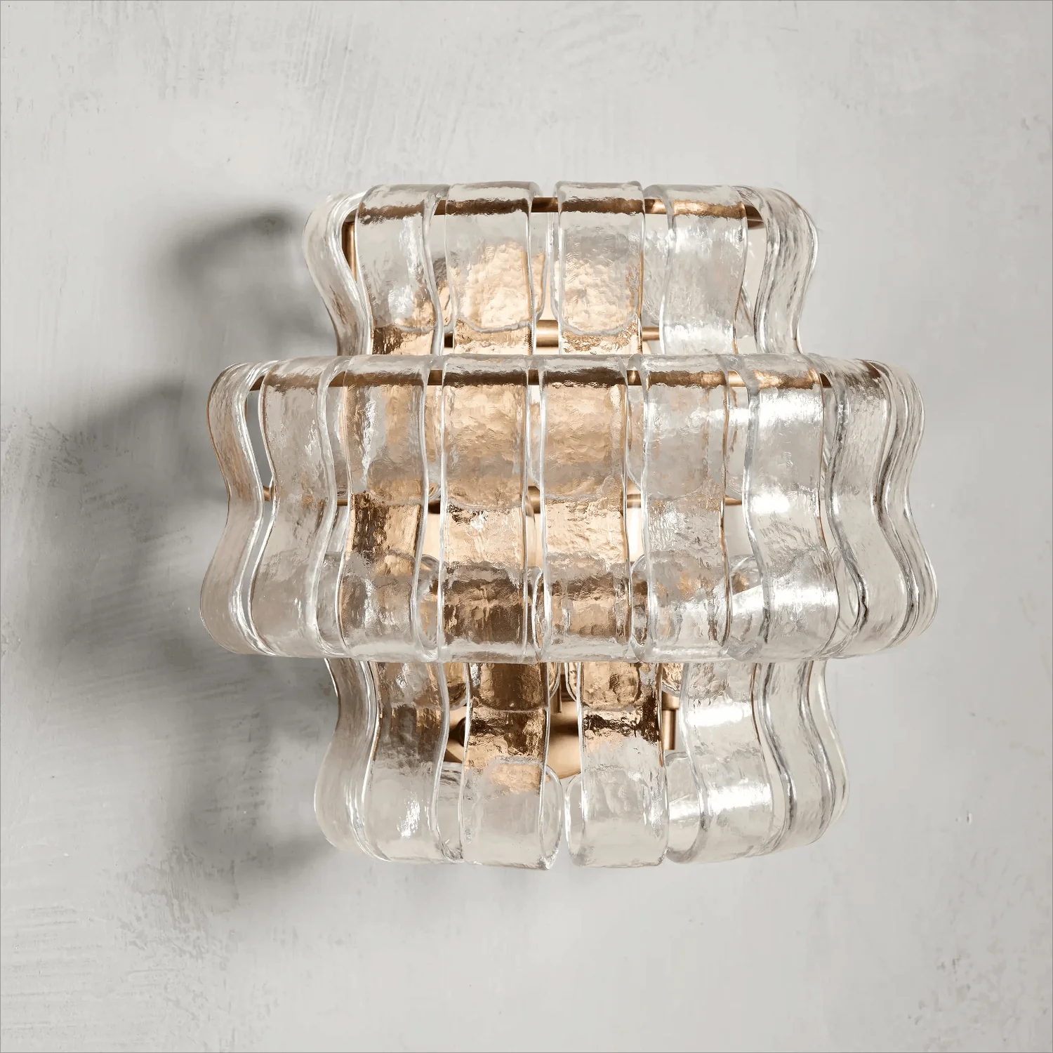 Denise Ghiaccio Glass Wall Sconces