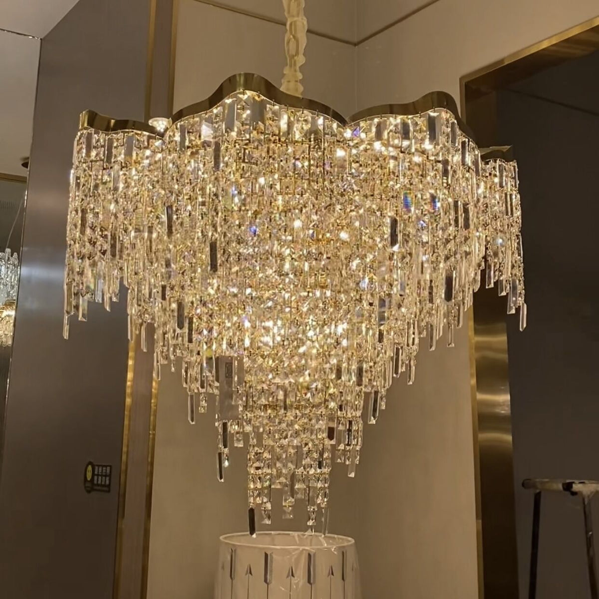 Crystal Tassel Chandelier Set For Living Room/Dining Room/Bedroom