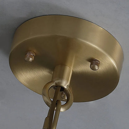 Classic Marble Multi-Layer Round Chandelier 31"