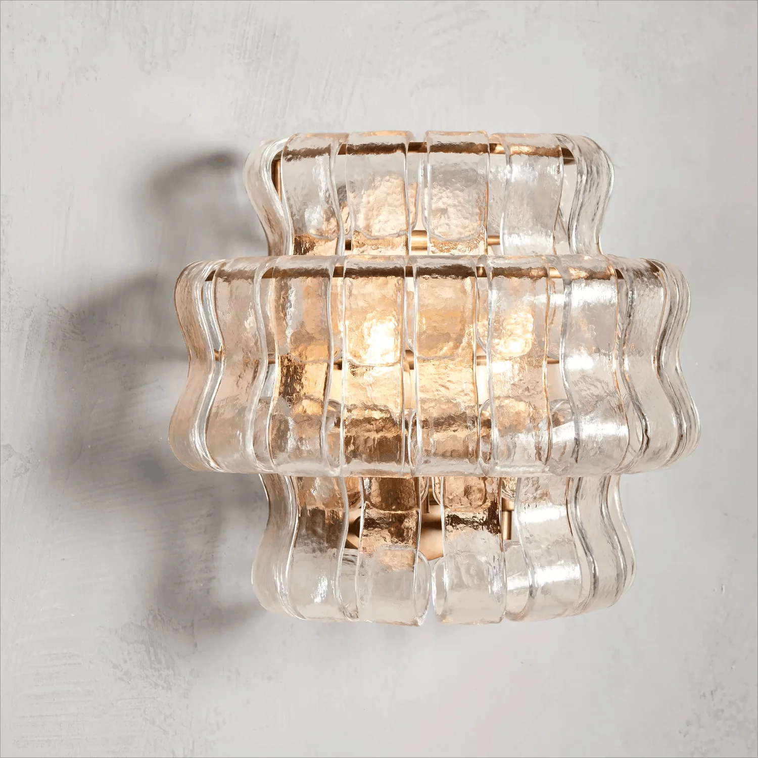 Denise Ghiaccio Glass Wall Sconces