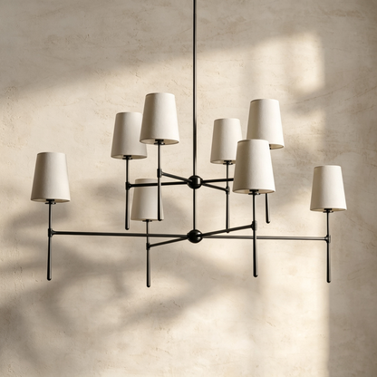 Rhodes 2-Tier Round Chandelier