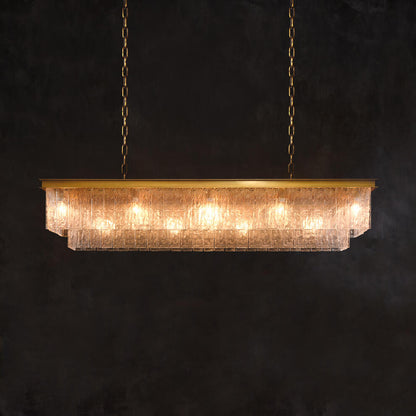 Bark Rectangular Pendant