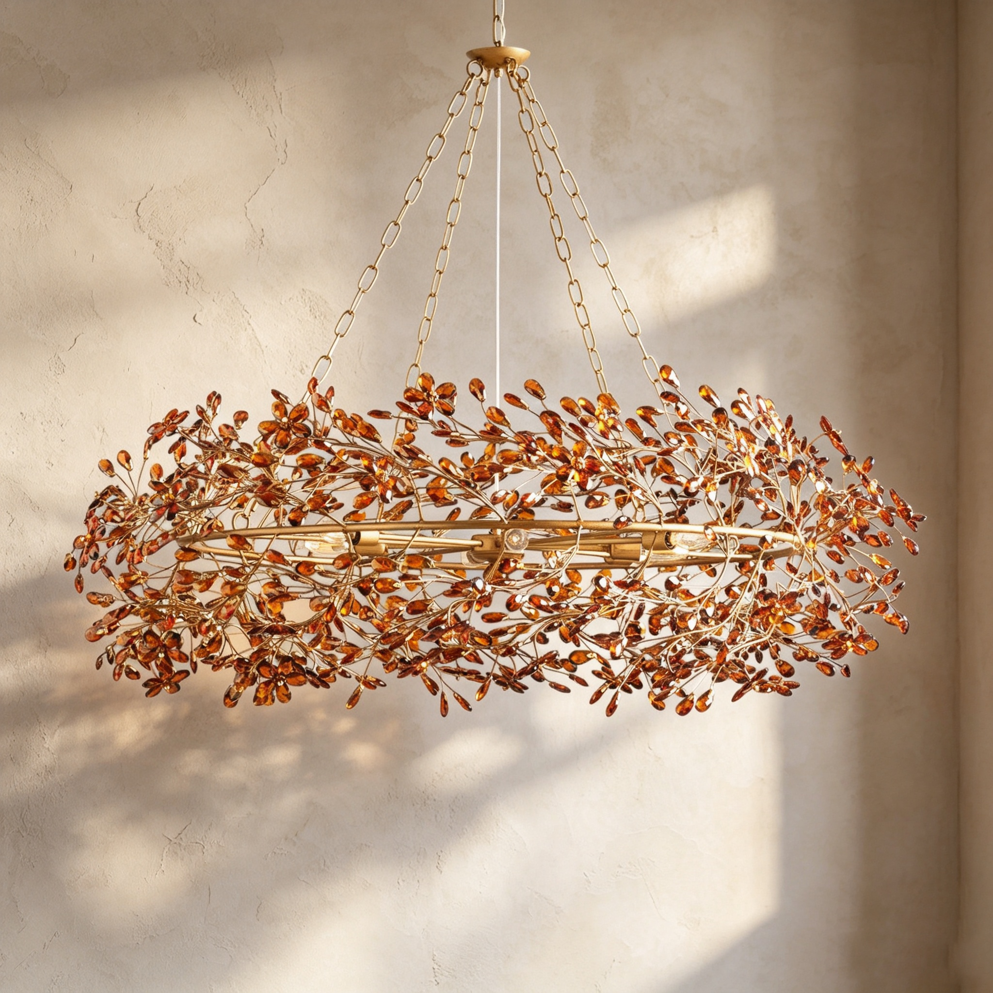 Fiore Crown Chandelier 39" 48" 60"