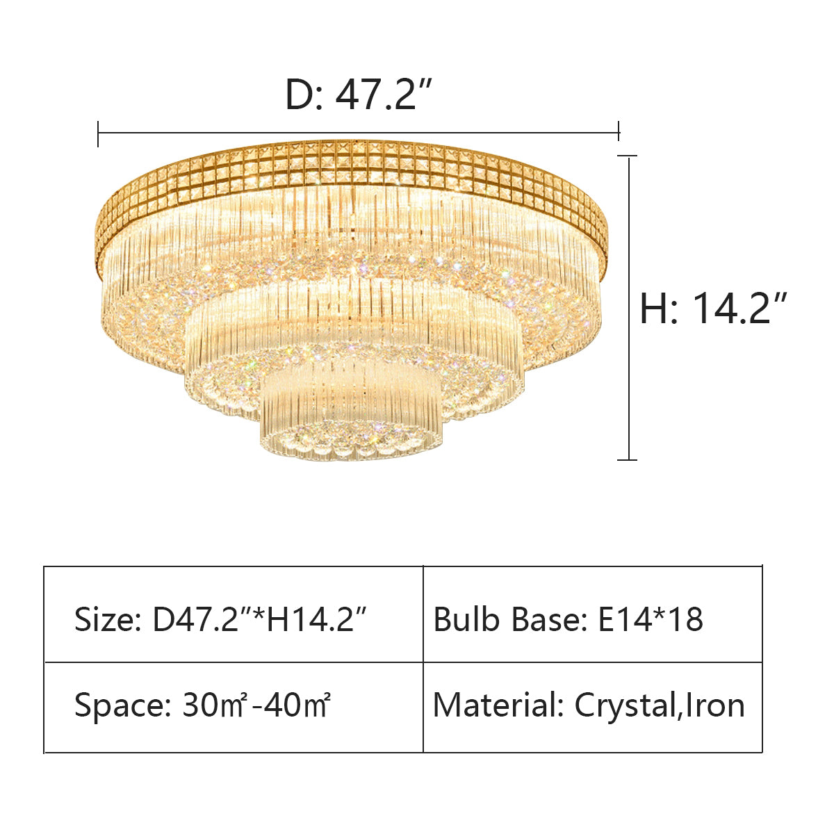 D47.2"*H14.2" chandelier,chandeliers,extra large,large,huge,big,oversize,luxury,crystal,iron,metal,raindrop,round,ring,circle,living room,villa,big house,big home