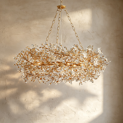 Fiore Crown Chandelier 39" 48" 60"