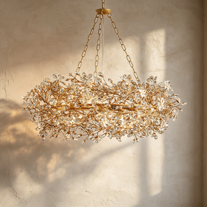 Fiore Crown Chandelier 39" 48" 60"