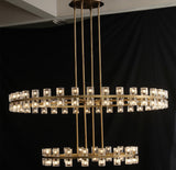 Arcachon Crystal 2-Tier Round Chandelier 60“