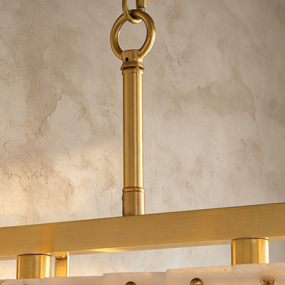 Hexa Alabaster Chandelier