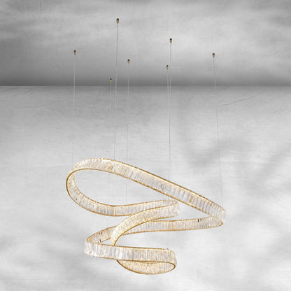 LED Rod Chandelier