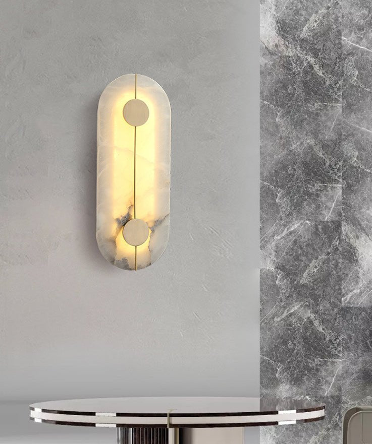 Deniselamp® Creative Marble Wall Lamp in Chinese Style