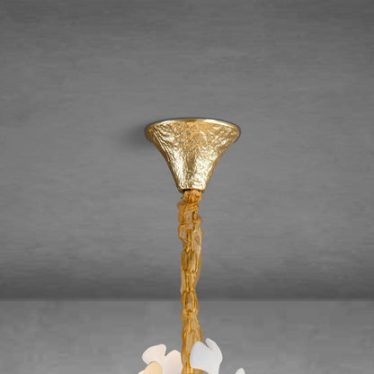 Ginkgo Leaf Branch Chandelier