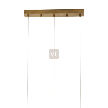 Geometric Crystal Drop Chandelier
