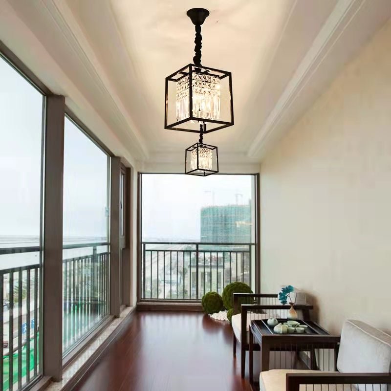 Deniselamp® Square Crystal Hanging LED Pendant Light