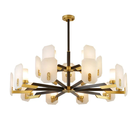 LiLy Marble Round Chandelier