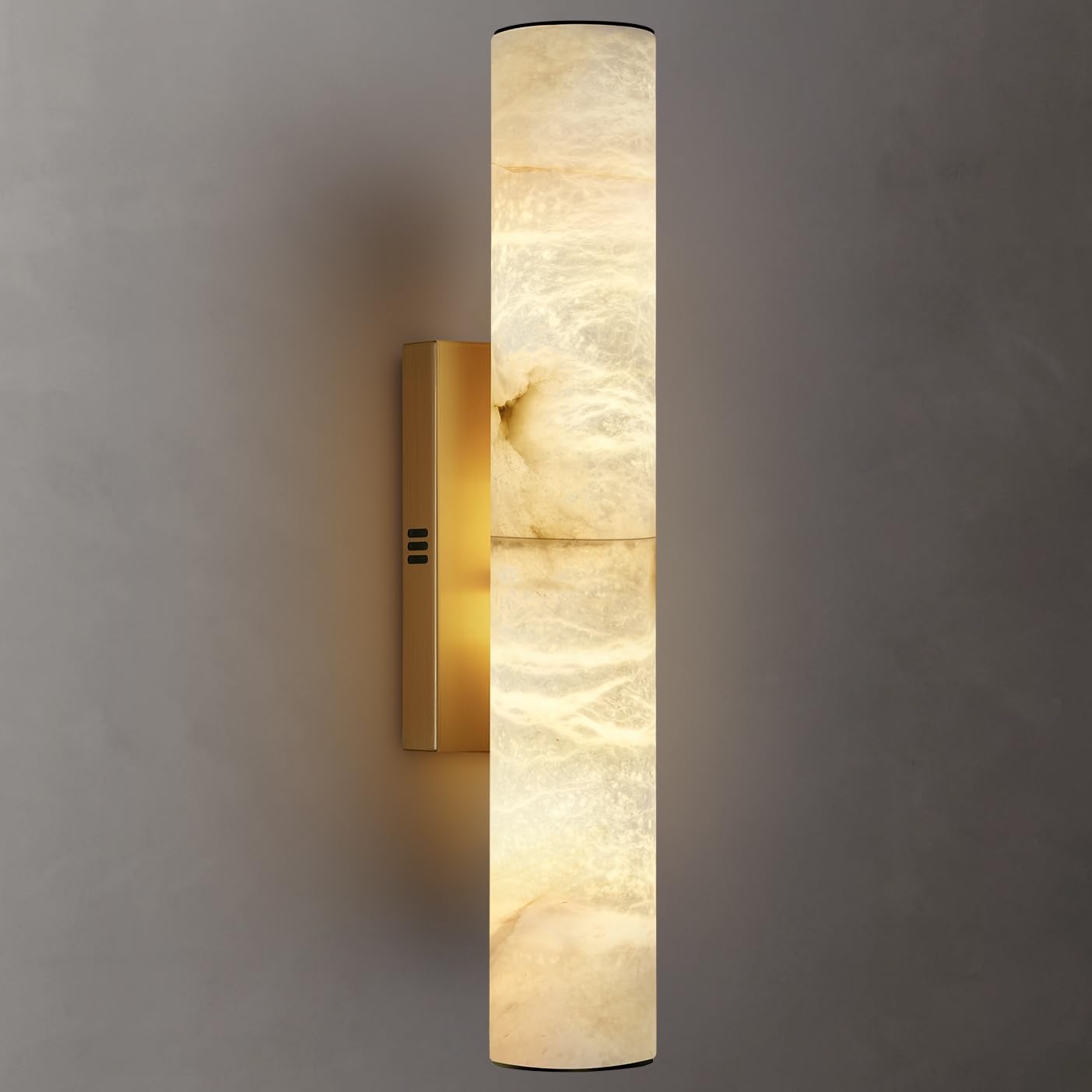 Charlene marble long wall sconce
