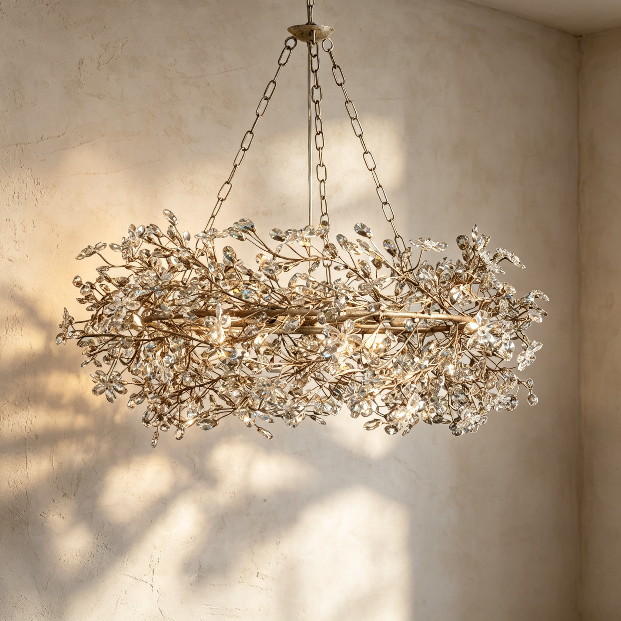 Fiore Crown Chandelier 39" 48" 60"
