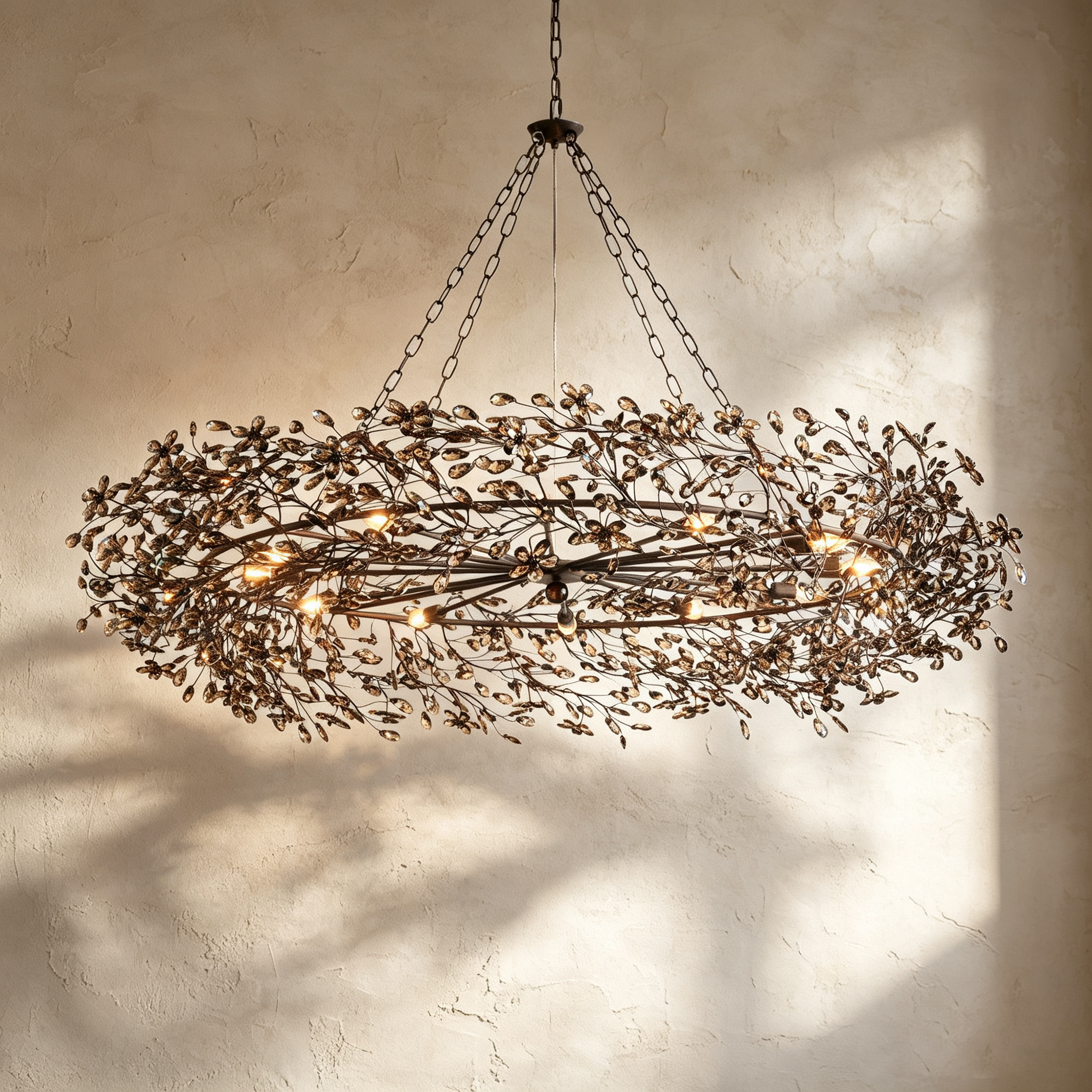 Fiore Crown Chandelier 39" 48" 60"