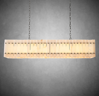 Marcus Alabaster Linear Chandelier