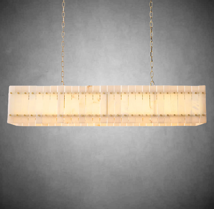 Marcus Alabaster Linear Chandelier