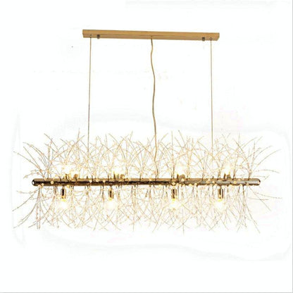 El Sol Kitchen Island Lighting Fixture, Gold