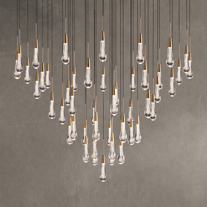 Soltaire Round Chandelier 17" 24" 36“ 58“