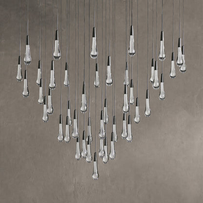 Soltaire Round Chandelier 17" 24" 36“ 58“