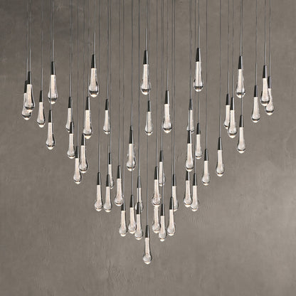 Soltaire Round Chandelier 17" 24" 36“ 58“