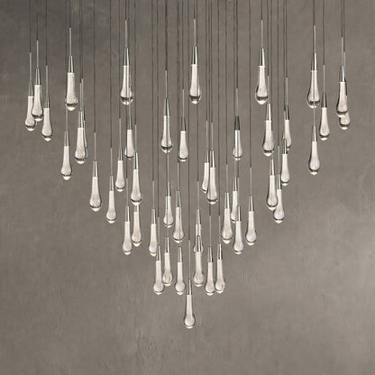 Soltaire Round Chandelier 17" 24" 36“ 58“