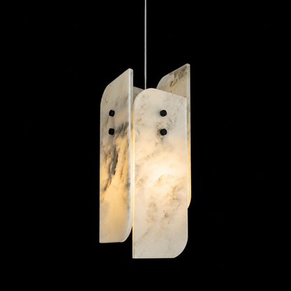 Modern Sculptural LuxuryStone Pendant Light