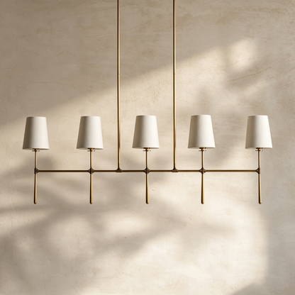 Rhodes Linear Chandelier 5/6 Light
