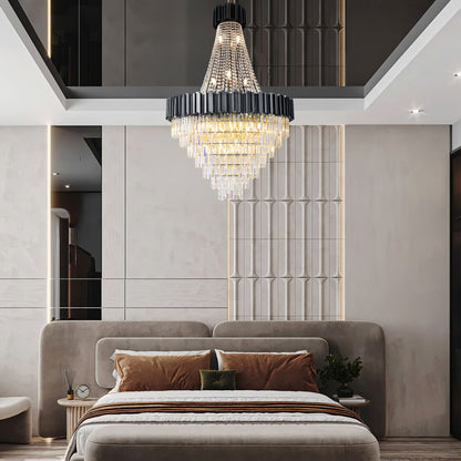 Preston Contemporary Crystal Round Chandelier