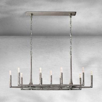 Thalen Forged Linear Chandelier 54" 72" 96"