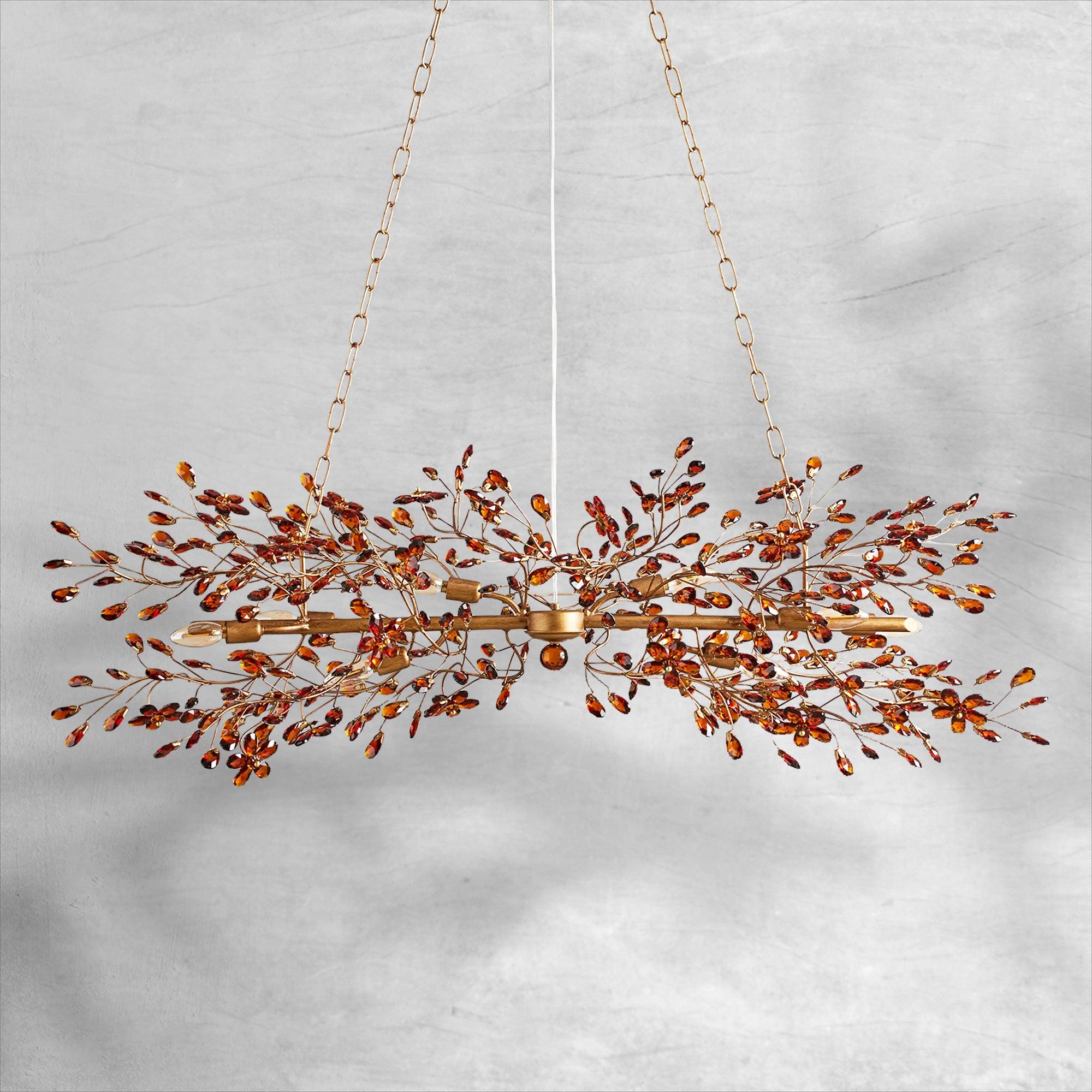 Fiore Linear Chandelier 43"51"68"