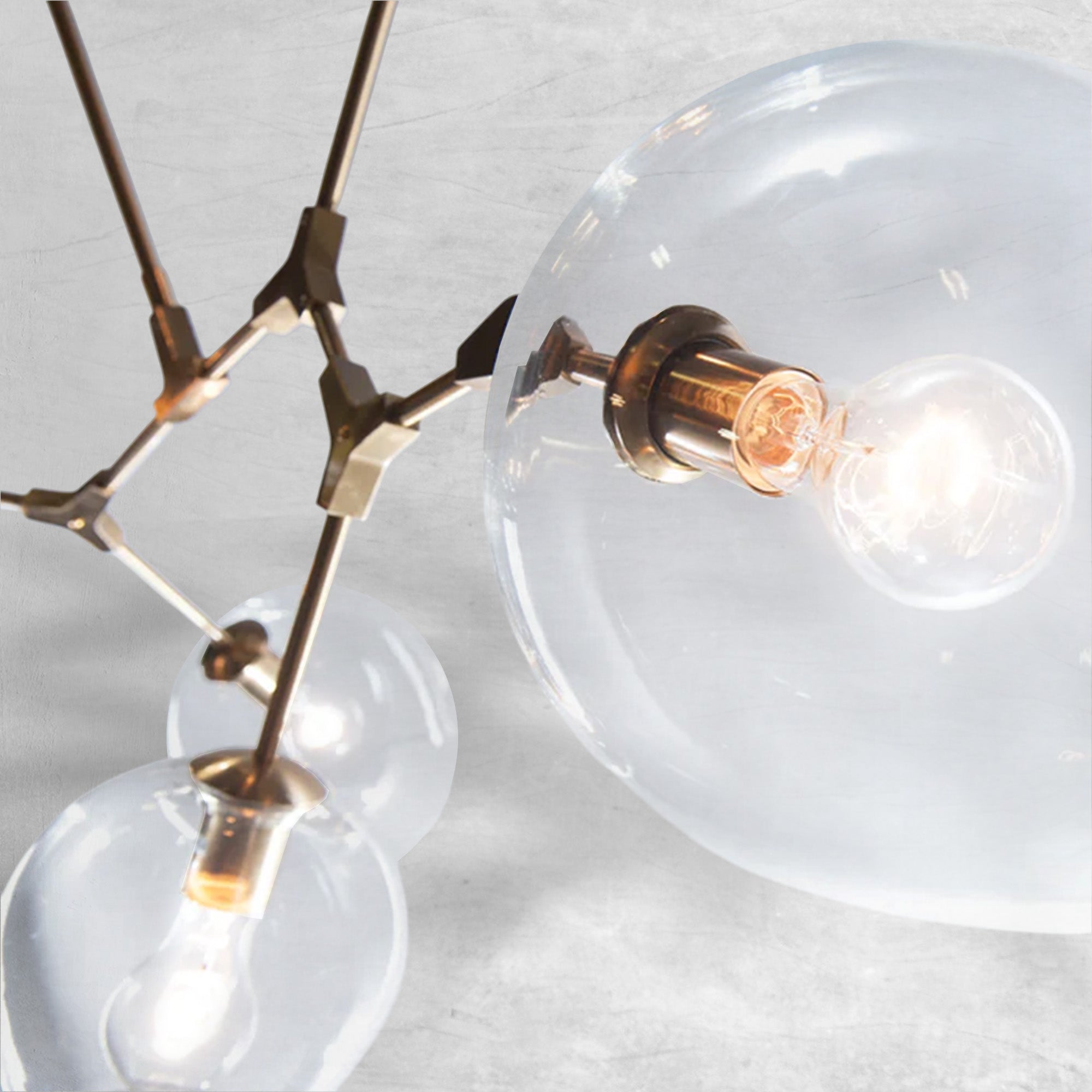 Covington Drop  Globe Branching Bubble Chandelier 30''