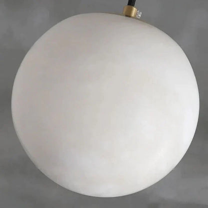 Modern Luxury Alabaster Ball Pendant Light, Island Mini Pendant Light