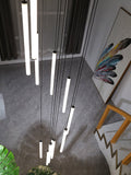 Denise Vertical Spiral Staircase Led chandelier/pendant Tube-Shaped Lights