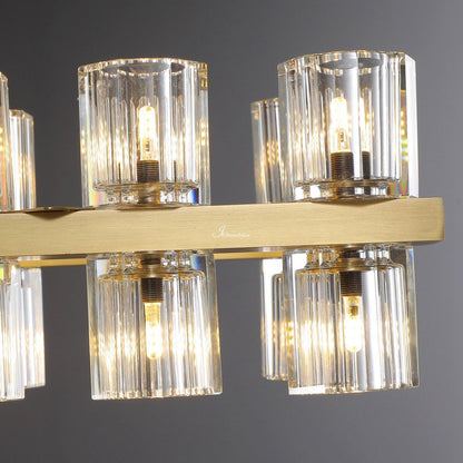 Auraline Crystal Round Chandelier 36", 48"