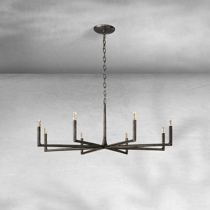 Thalen Forged Round Chandelier 36" 48” 60” 72”
