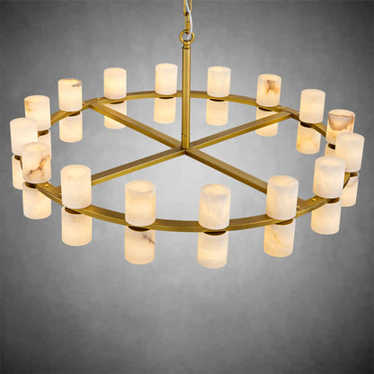 Spanish Alabaster Chandelier